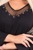 Picture of PLUS SIZE TOP WITH NECKLINE DECORATION